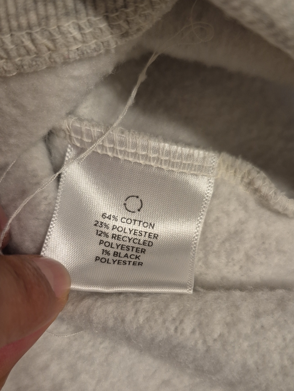 League 91 Gray Recycled Material UCSB Pullover Sweater - Picture 10 of 12